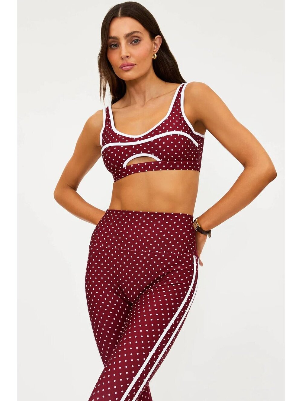 Moxie Top Crimson Dot